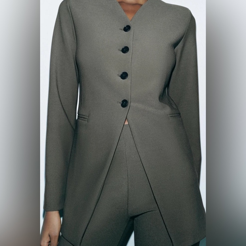 Zara Dark Green Suit Set - Picture 6 of 10